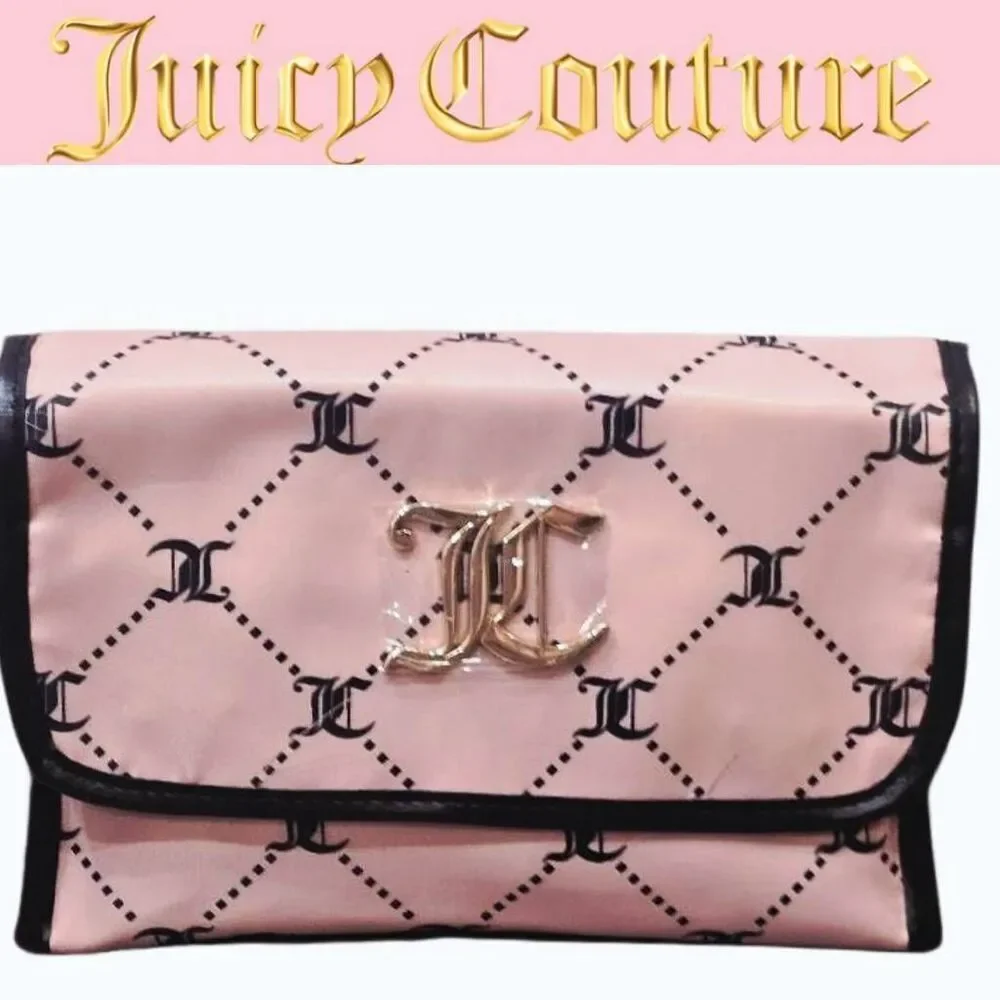 Juicy Couture Logo Hanging Cosmetic Bag